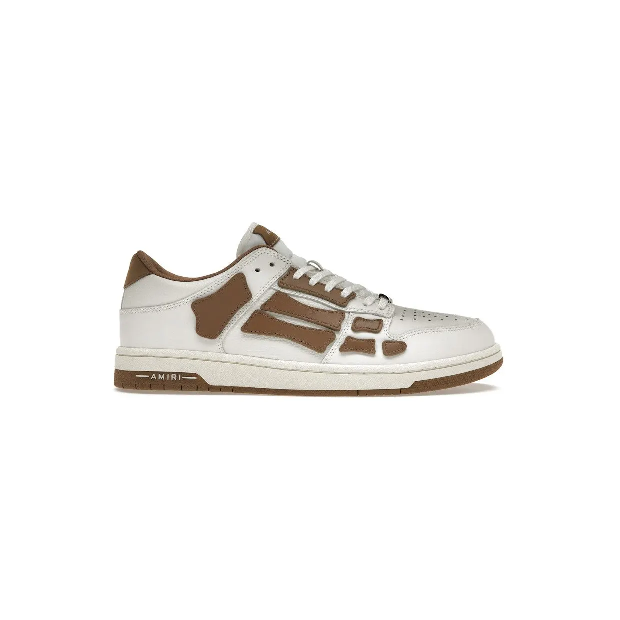 AMIRI Skel Top Low White Brown White (SS22MFS003-126)