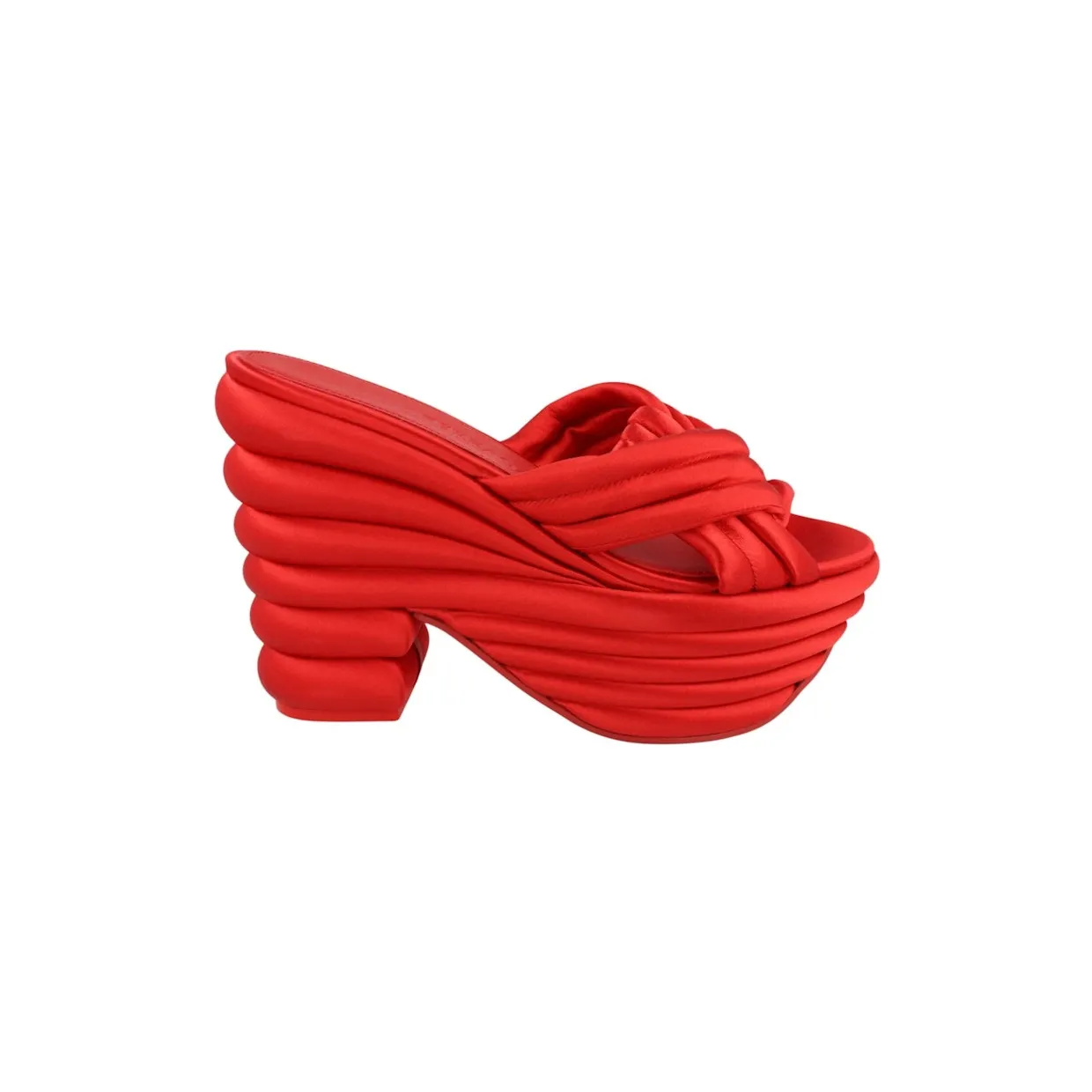 Ferragamo Rey Platform Sandals Red (01F807-763971)