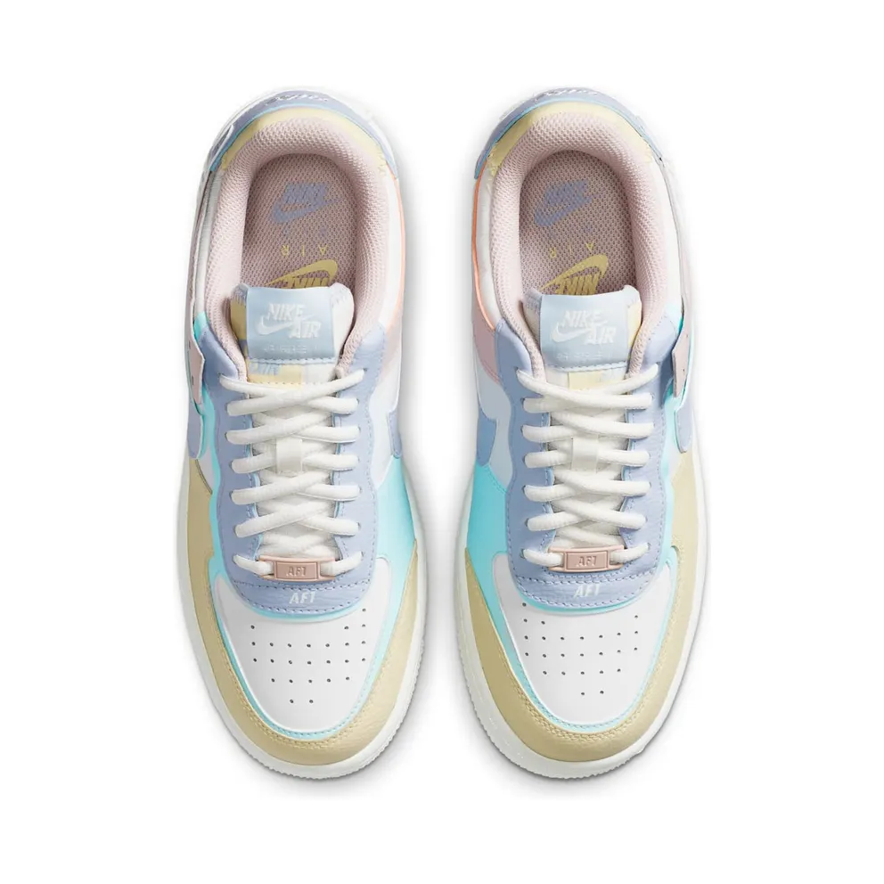 Nike WMNS Air Force 1 Shadow White Glacier Blue Ghost (2020) (CI0919-106)