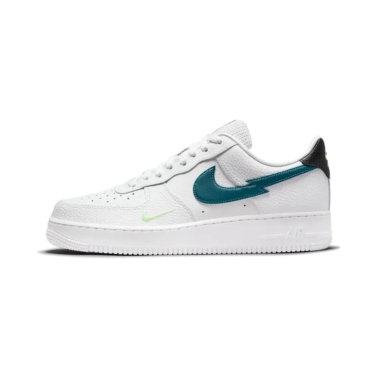 Nike Air Force 1 Low “White / Lime Glow / Off-Noir / Aquamarine” (DJ6894-100)