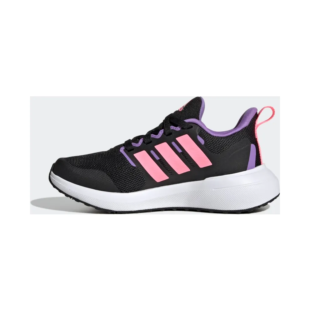 Adidas Fortarun 2.0 Cloudfoam Sport Running Lace Core Black / Beam Pink / Violet Fusion (HP6617)
