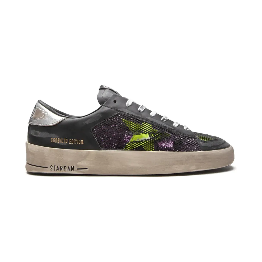 Golden Goose Stardan sneakers met glitterdetail – Schwarz (GMF00128F000902)