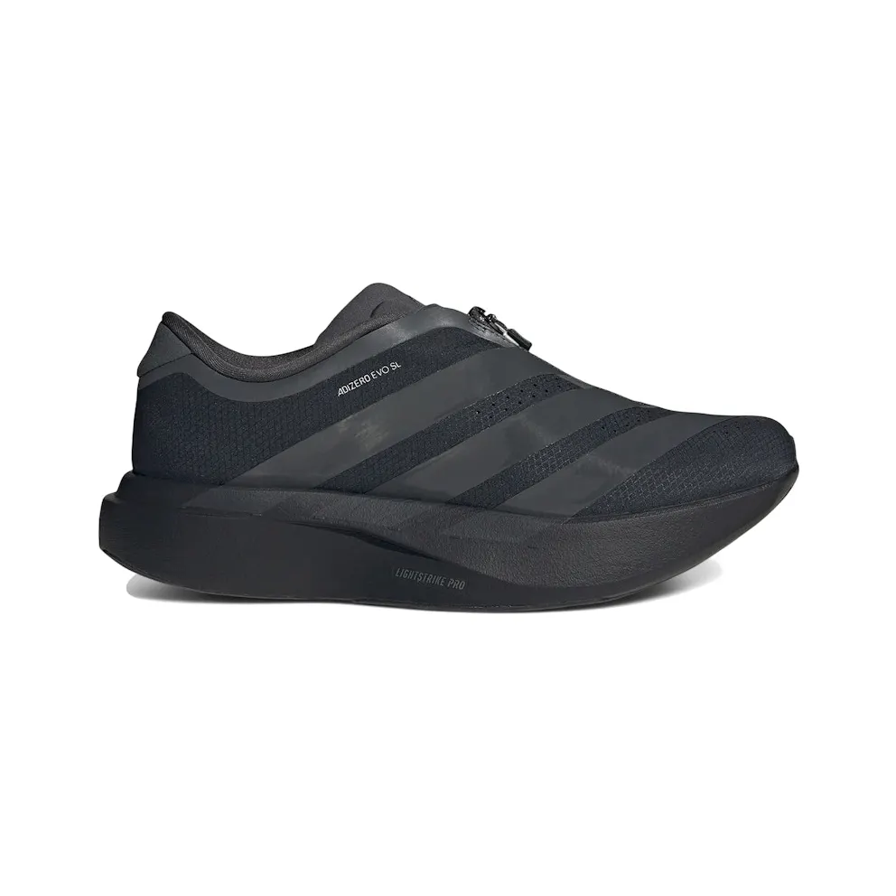 adidas Adizero Evo SL Zip Black Gray Six (KI4797)