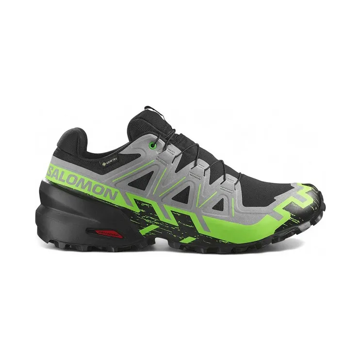 Salomon Speedcross 6 Gore-Tex Black Alloy Green Gecko (L47765000)