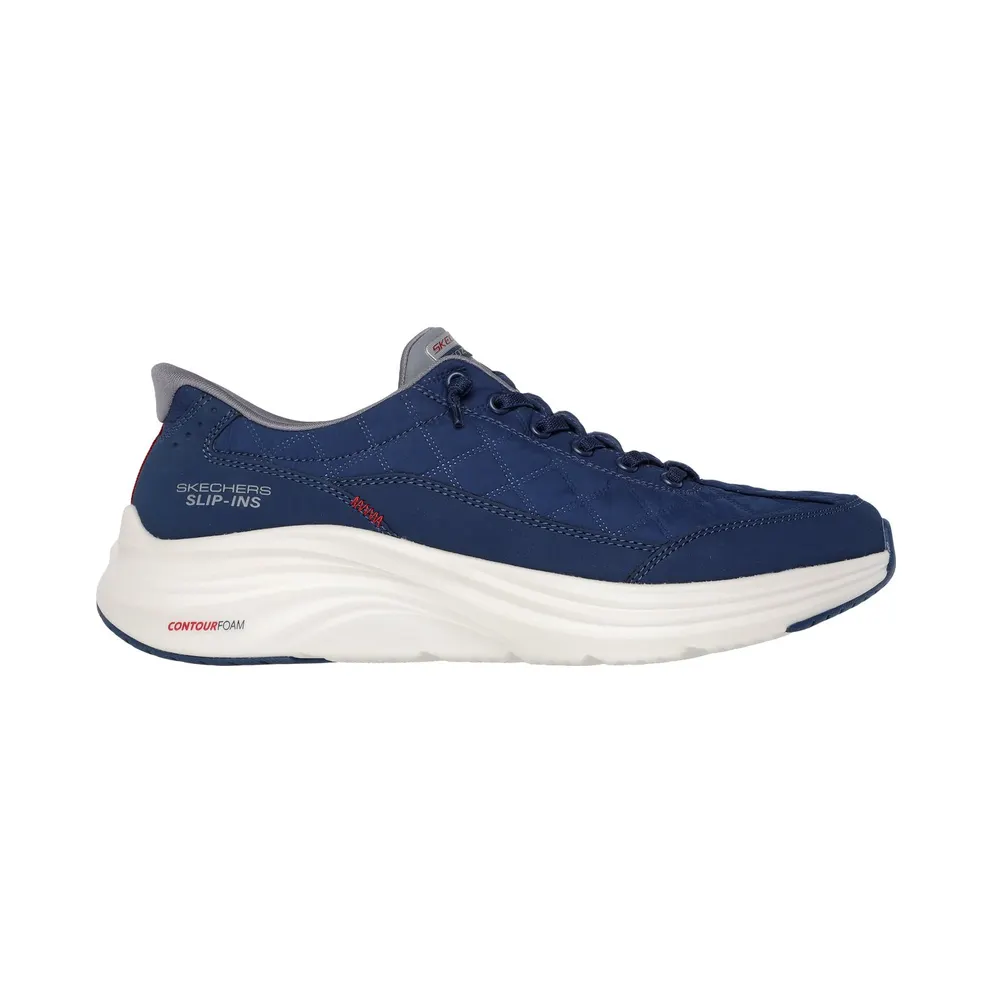 Skechers Slip-ins: Contour Foam – Cozy Fit Sneaker Marine/Grey