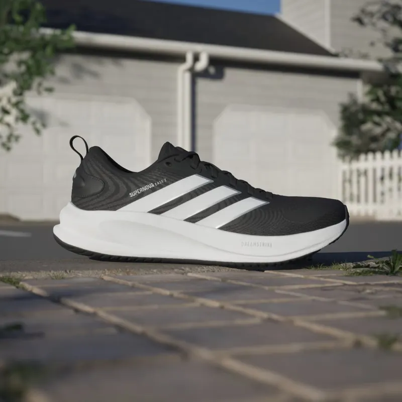 Adidas SUPERNOVA EASE 2 M Running Shoes Core Black / Cloud White / Carbon (JQ5859)