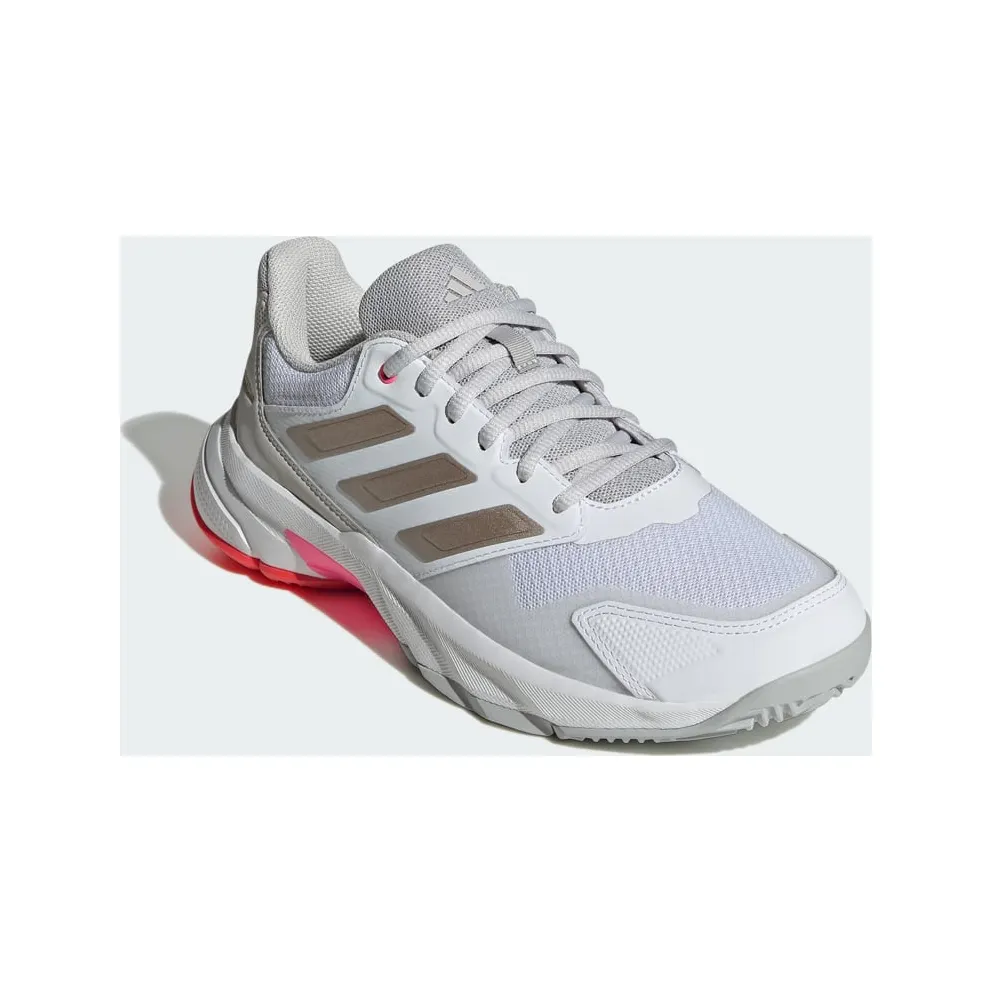 Adidas Courtjam Control 3 Tennis Cloud White / Iron Metallic / Lucid Red (IH2968)