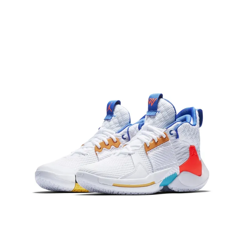 Jordan Why Not 0.2 OKC Home (GS) White/Total Crimson-Tidal Blue (AO6218-100)