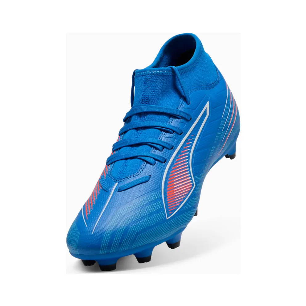 Puma Ultra 6 Play+ FG/AG Ultra Blue White Glowing Red (108548-01)