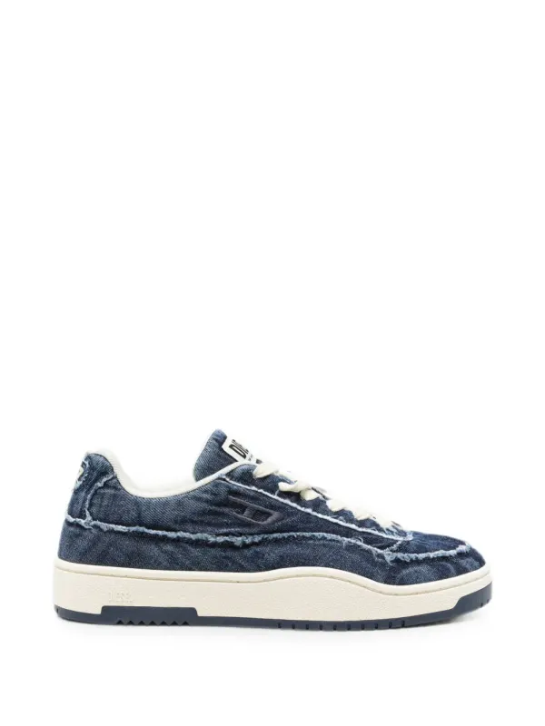 Diesel S-Tracker-D Low im Distressed-Look – Blue (Y03608P7720)