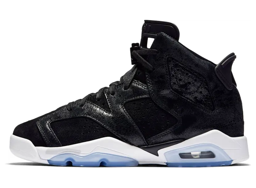 Jordan 6 Retro Heiress Black Suede (GS)