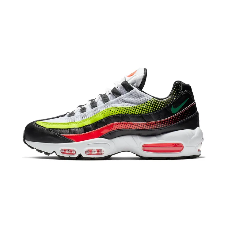 Nike Air Max 95 SE “Black / Bright Crimson / Volt / Aloe Verde” (AJ2018-004)
