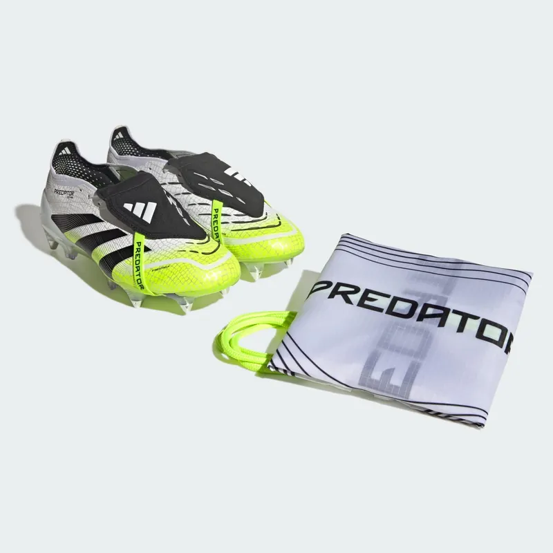 adidas Predator Elite Fold-Over Tongue SG Cloud White Core Black Lucid Lemon (JI1087)