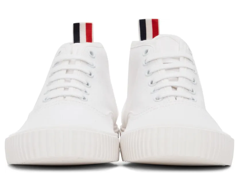 Thom Browne Grey Mid-Top Heritage Sneakers (MFD223A-01588) (2)