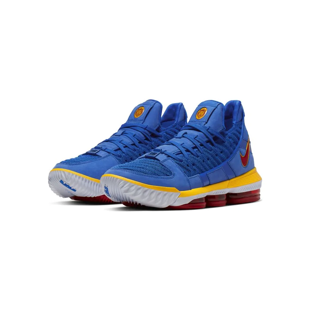 Nike LeBron 16 Superman SuperBron Blue Racer Blue/Varsity Red-Varsity Maize (CD2451-400)
