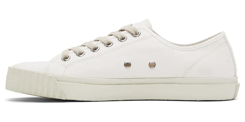Maison Margiela White Canvas Tabi Sneakers (S37WS0578 P4291) (3)