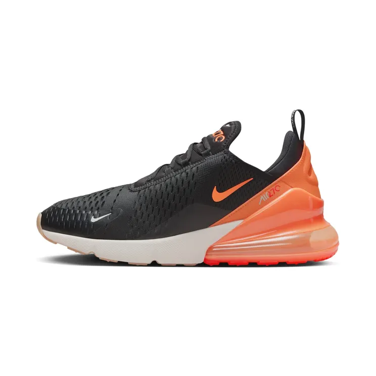 Nike Air Max 270 “Black/Total Orange-Bright Crimson” (AH8050-030)