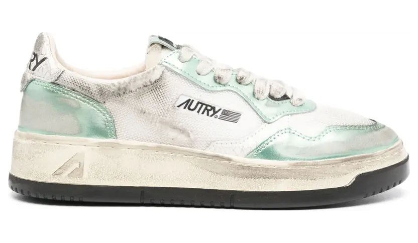 Autry Medalist Super Vintage leren sneakers – Beige (AVLWMS12)