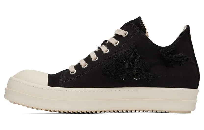 Rick owens Black Slash 911 BLACK/MILK/MILK (DU02B4802 SLASH) (3)