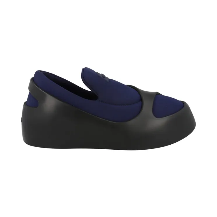 Ferragamo Lunar Paneled Slip-On Sneakers Blue (01H063-767916-M)