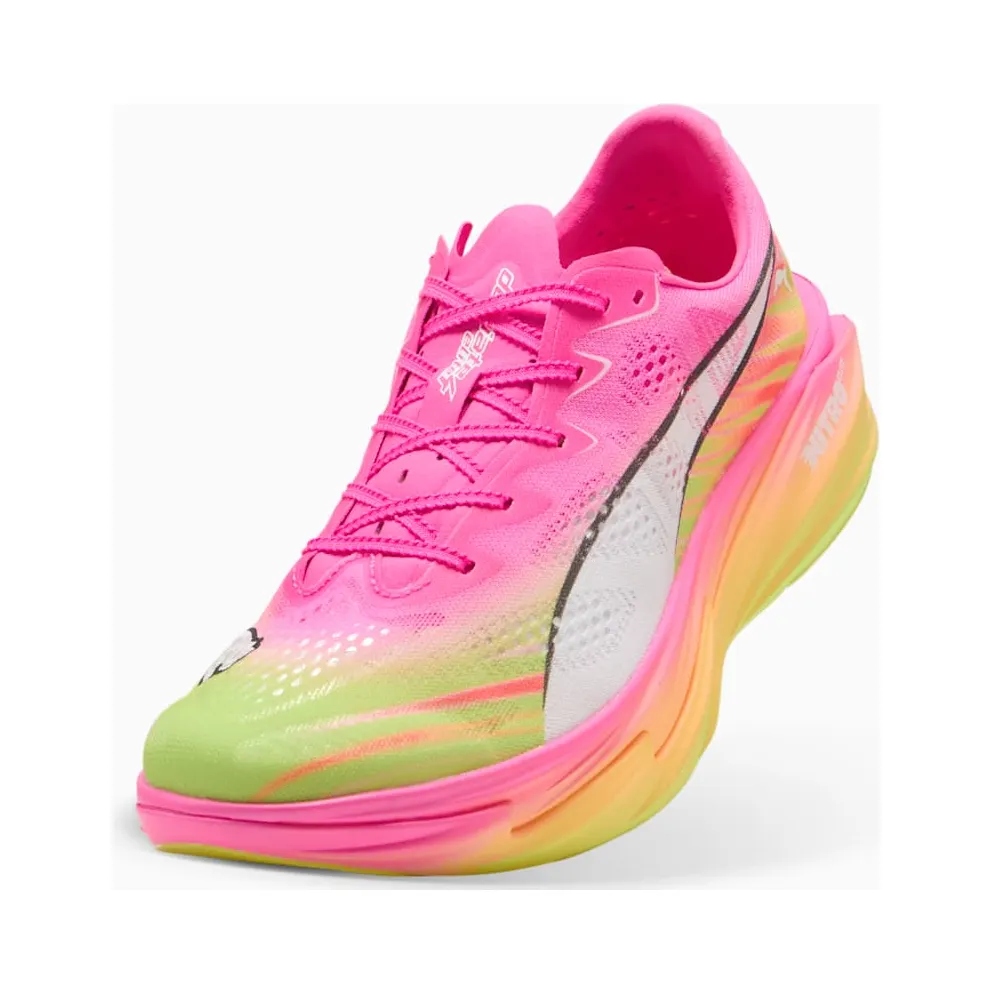 Puma Deviate Nitro Elite 4 ‘Poison Pink Yellow Alert Bright Aqua’ (31329801)