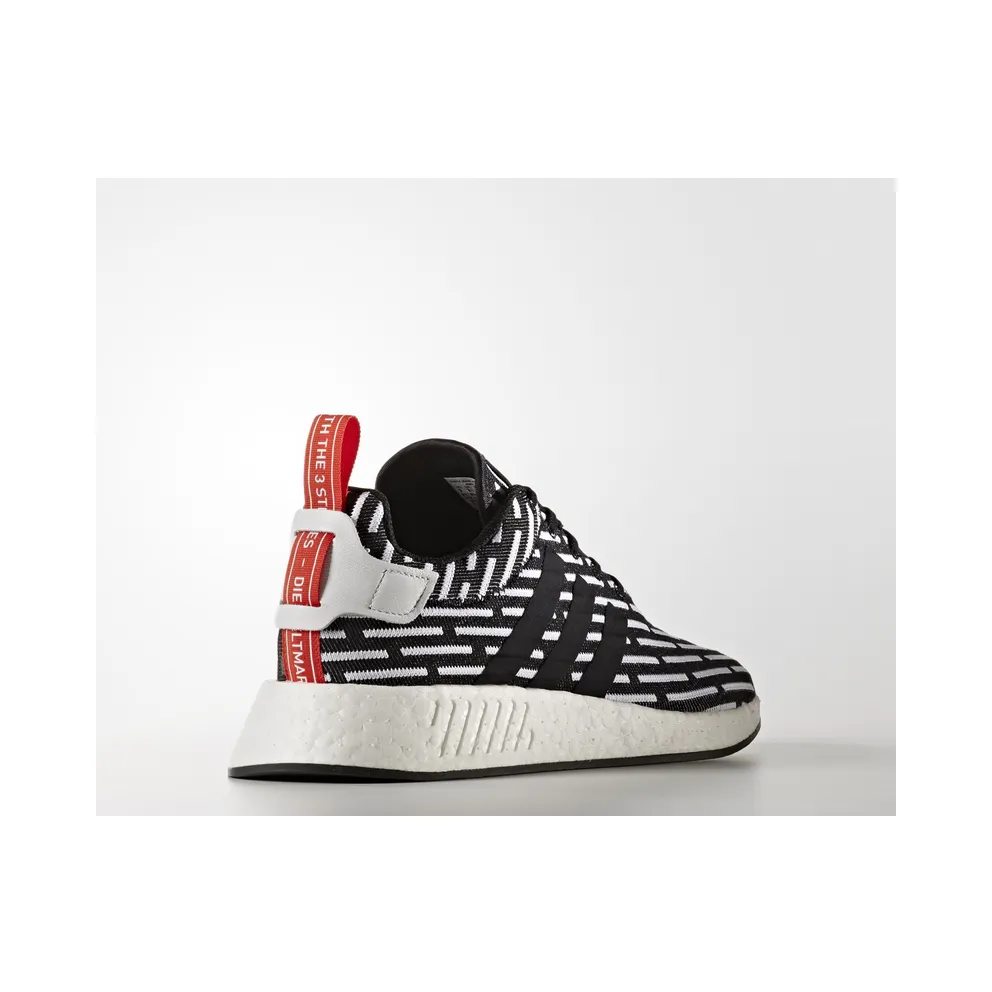 adidas NMD R2 Black White Core Black/Footwear White (BB2951)