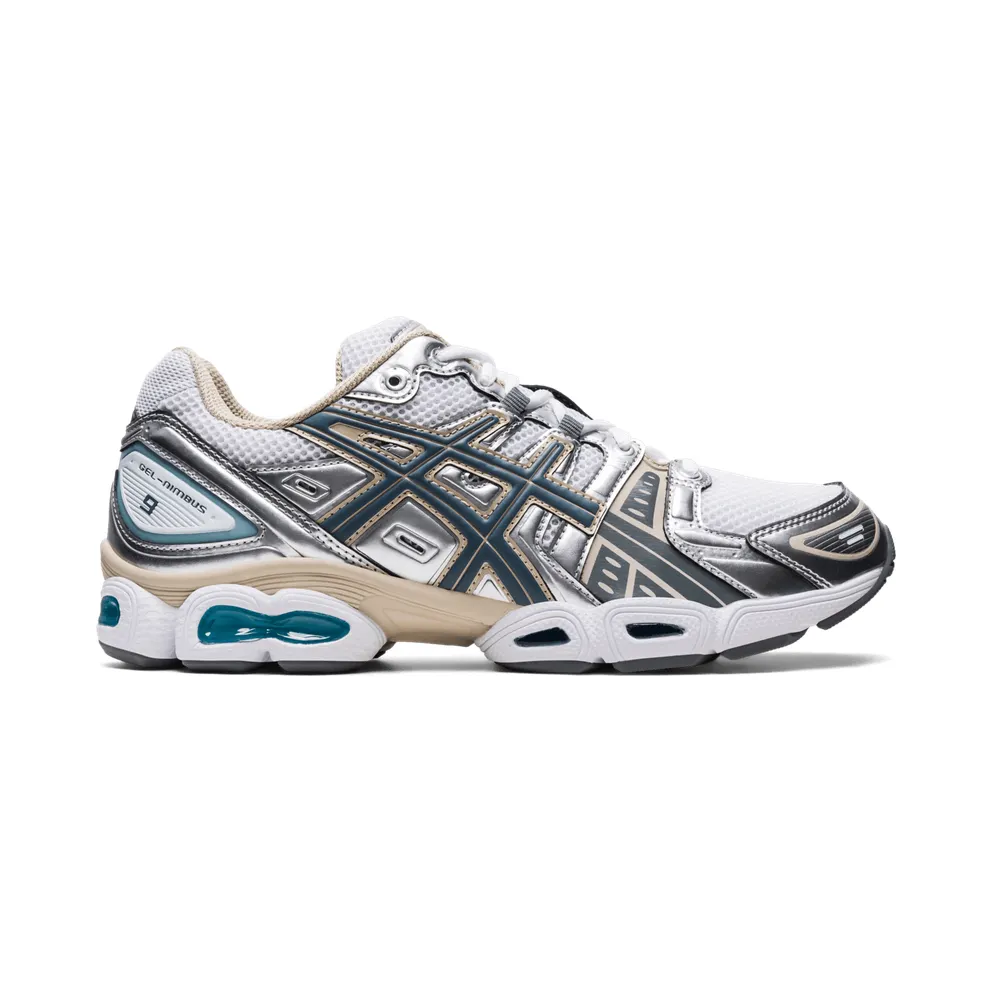 Asics Gel-Nimbus 9 White / Steel Grey (1201A424-102)
