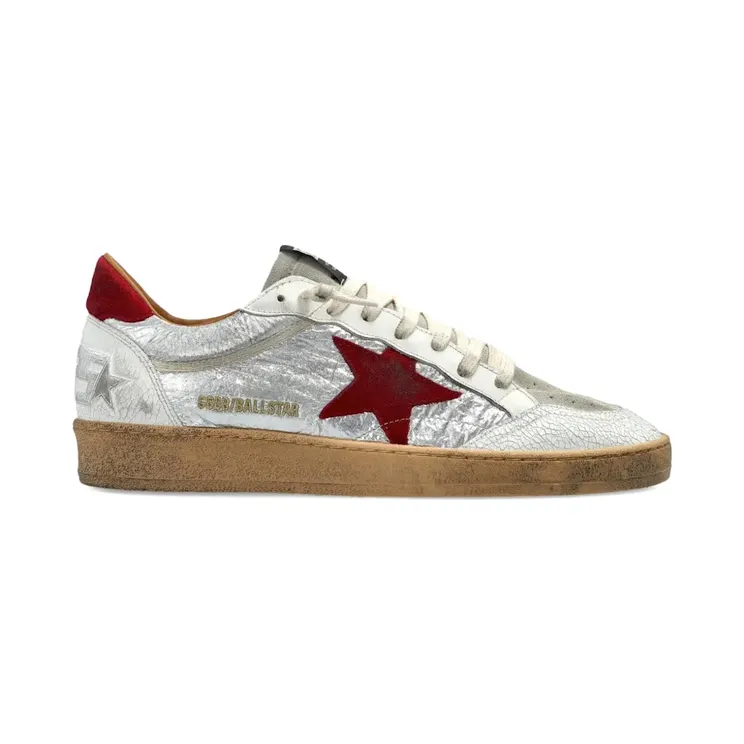 Golden Goose Ball Star Silver Red (GMF00771.F008162.70346)