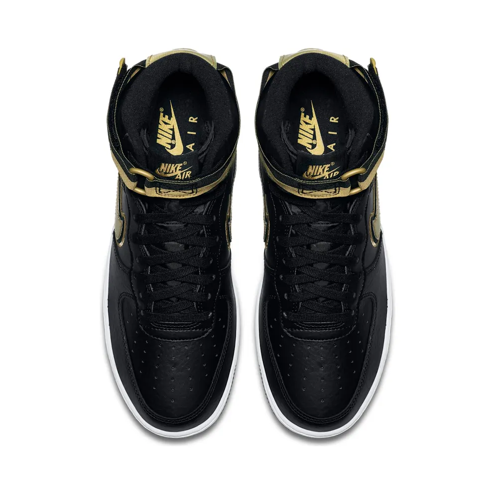 Nike Air Force 1 High NBA Black Metallic Gold Black/White-Metallic Gold (AV3938-001)