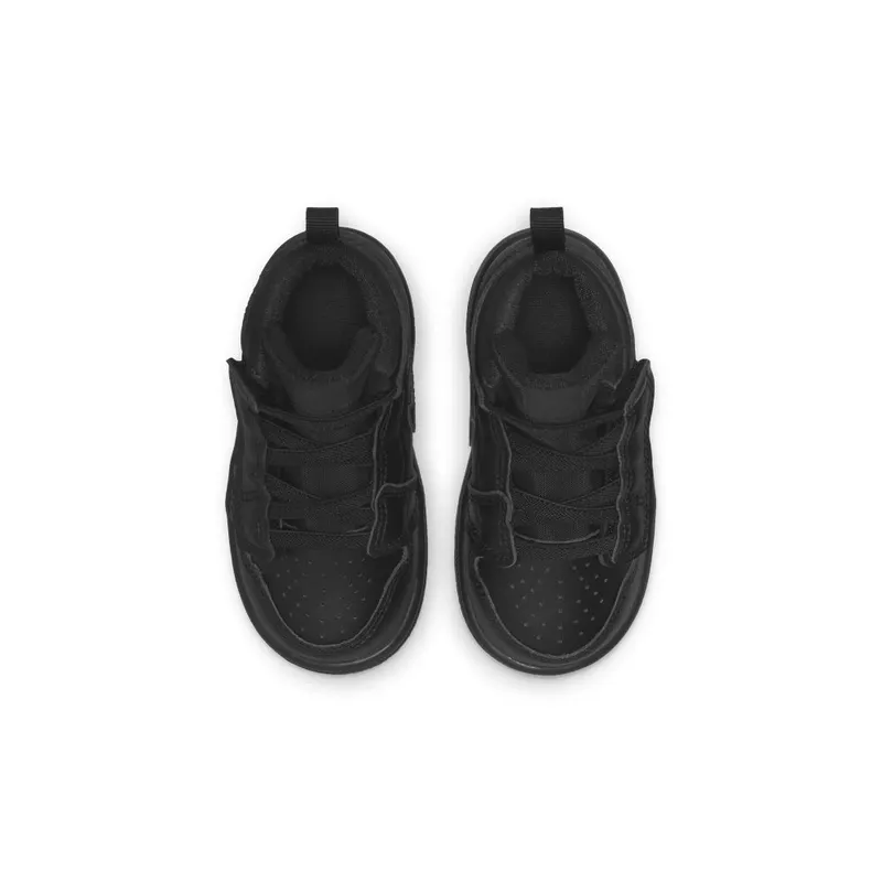 Jordan 1 Mid Baby and Toddler Black (AR6352-091)