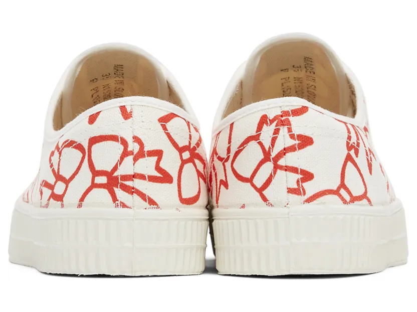 Comme des Garçons Girl Off-White Novesta Edition Ribbon Sneakers (NI-K102-001) (2)