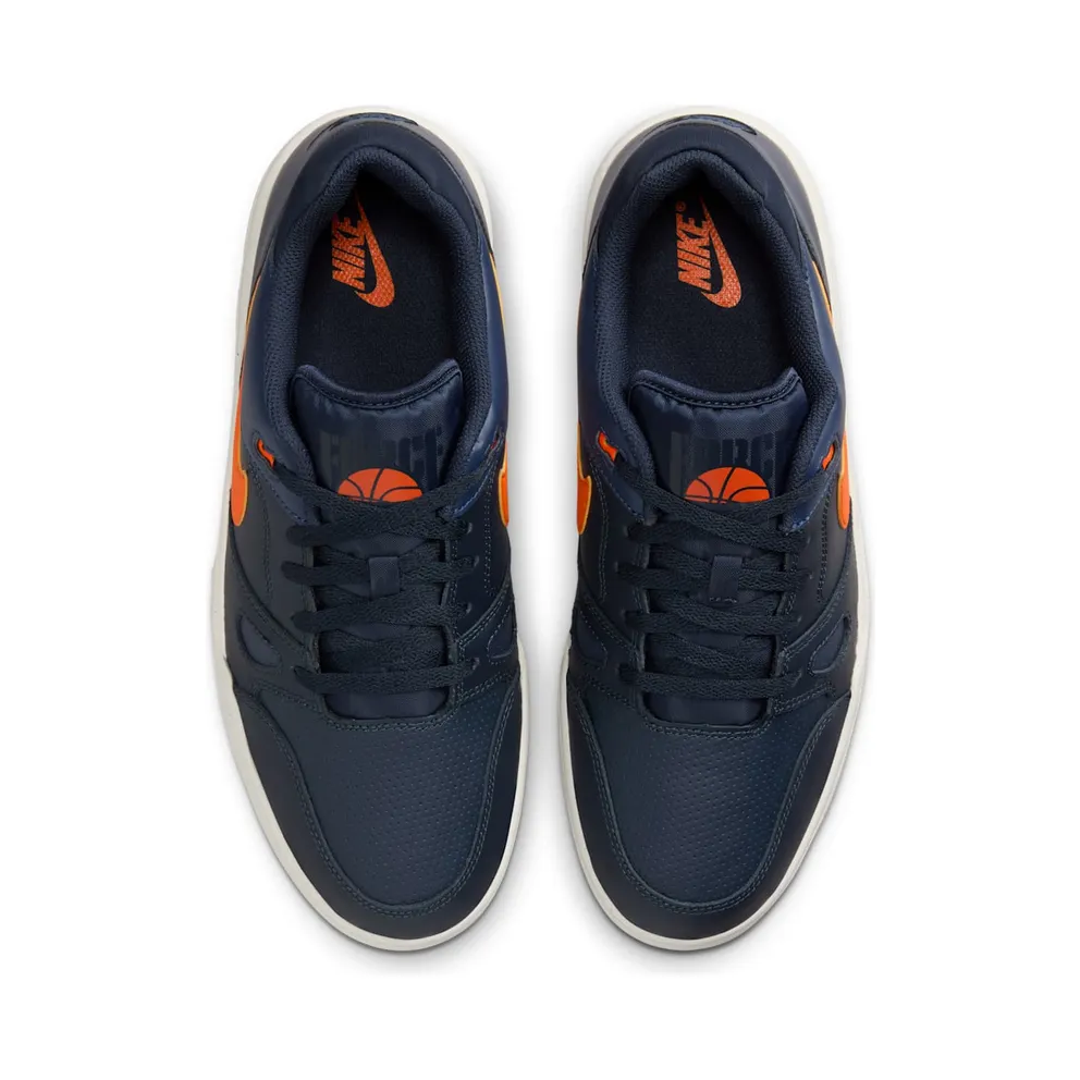 Nike Full Force Low “Dark Obsidian Obsidian Phantom Safety Orange” (FB1362-400)