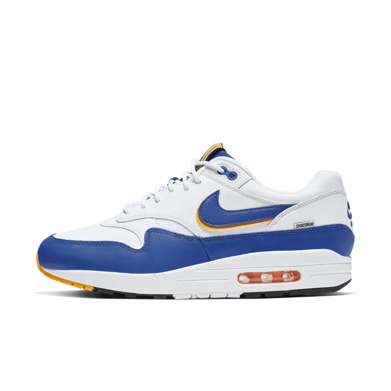 Nike Air Max 1 SE Windbreaker White/Game Royal-University Gold-Black (AO1021-102)