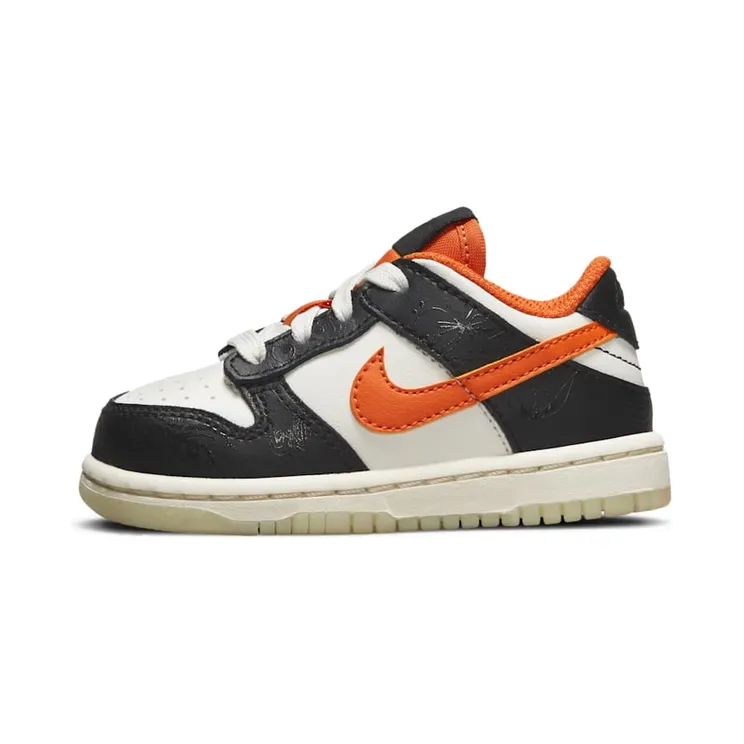 Nike Dunk Low PRM Halloween (2021) (TD) “Sail / Black / Starfish” (DM0717-100)
