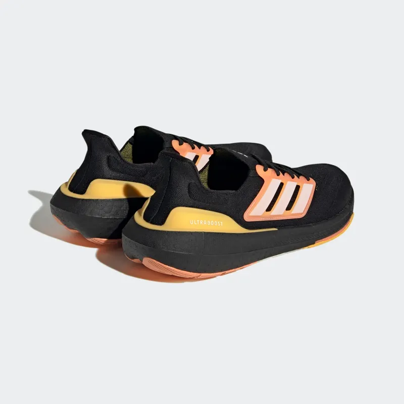 adidas Ultraboost Light Core Black / White Tint / Screaming Orange (HQ8595)