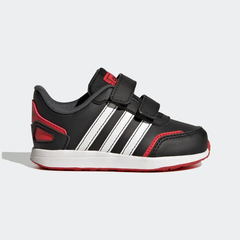 Adidas VS Switch 3 Lifestyle Running Hook and Loop Strap Core Black / Cloud White / Vivid Red (GW6607)