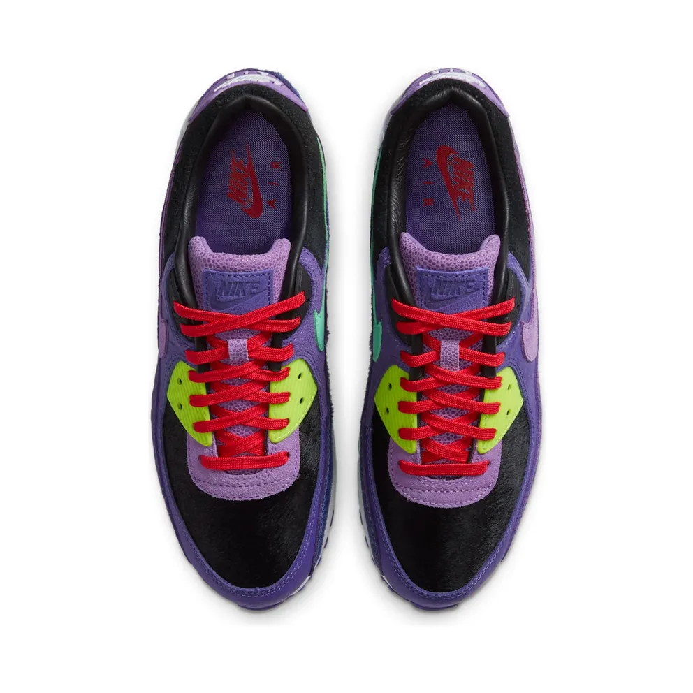 Nike Air Max 90 Violet Blend Black/Purple-Volt-Mint (CZ5588-001)