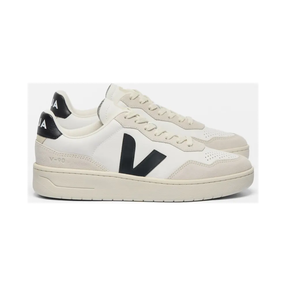 Veja V-90 O. T. Leather Sneakers White (VD2021061A)