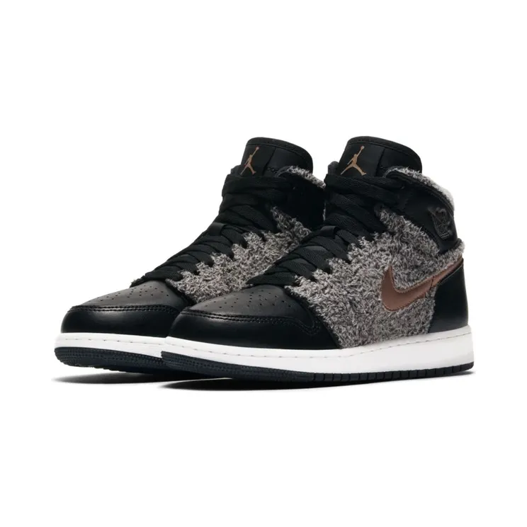Air Jordan 1 Retro High GG “Black / White / Metallic Red Bronze” (332148-022)