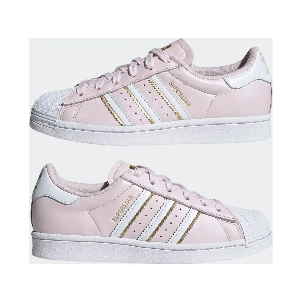 Adidas Superstar Cloud White / Almost Pink / Gold Metallic (GZ3453)