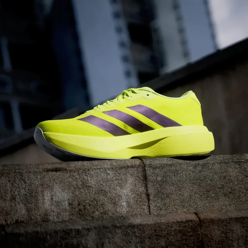 Adidas Adizero EVO SL Solar Yellow / Aurora Plum / Powder Plum – “Green” (JR2024)
