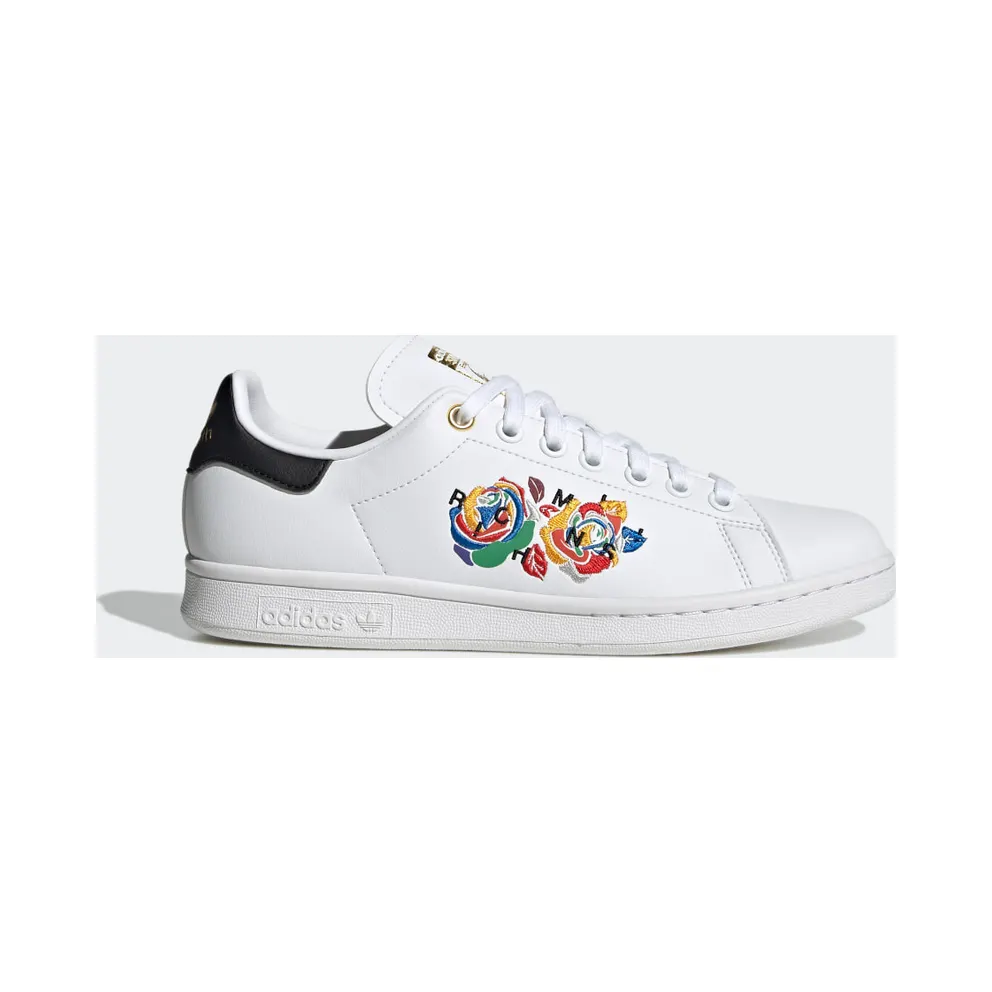 adidas Rich Mnisi Stan Smith Schuh Cloud White / Gold Metallic (GW0567)