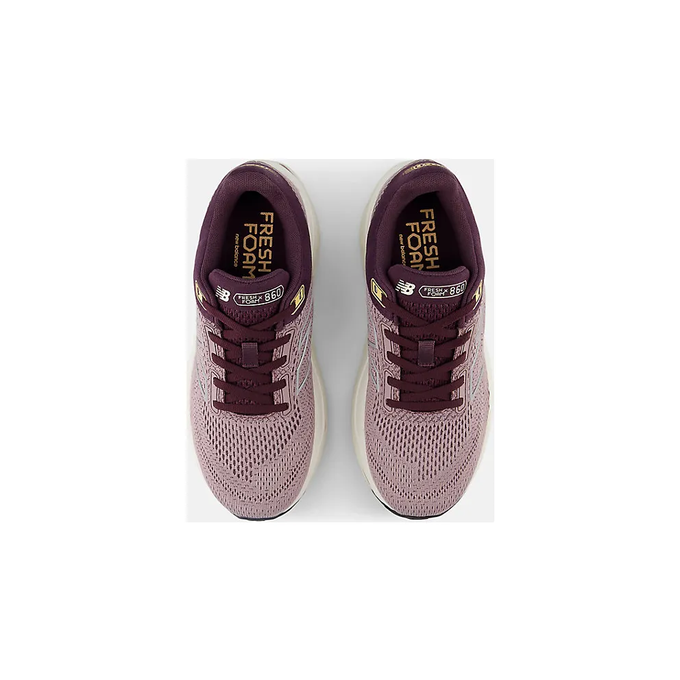 New Balance Fresh Foam X 860v14 Ice Wine Plum Brown Silver Metallic (W860J14)