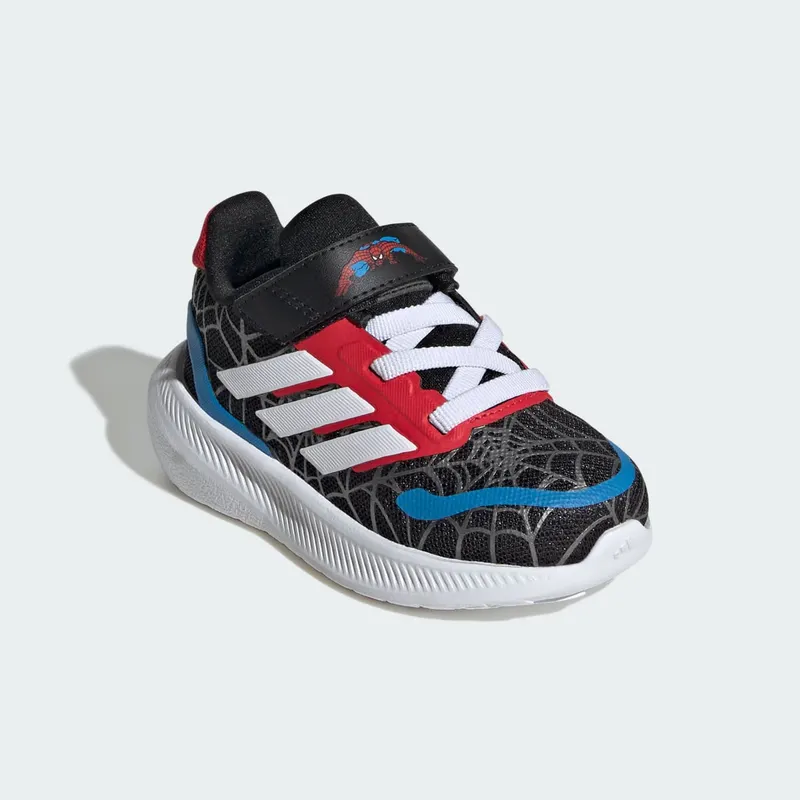 Adidas adidas Marvel Spider-man Runfalcon Kids Core Black / Cloud White / Pure Ruby (JR5661)