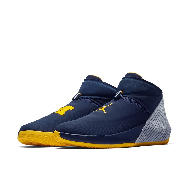 Jordan Why Not Zer0.1 Michigan College Navy/Amarillo-White (AA2510-405)