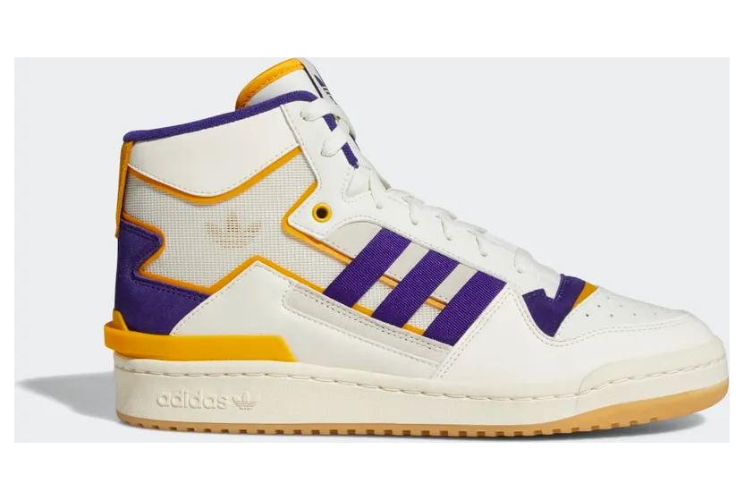 adidas Forum Exhibit Mid Off White / Collegiate Purple / Collegiate Gold (GX4119)