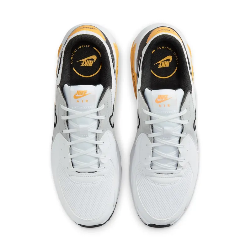 Nike Air Max Excee White University Gold Wolf Grey Black (DZ0795-103)