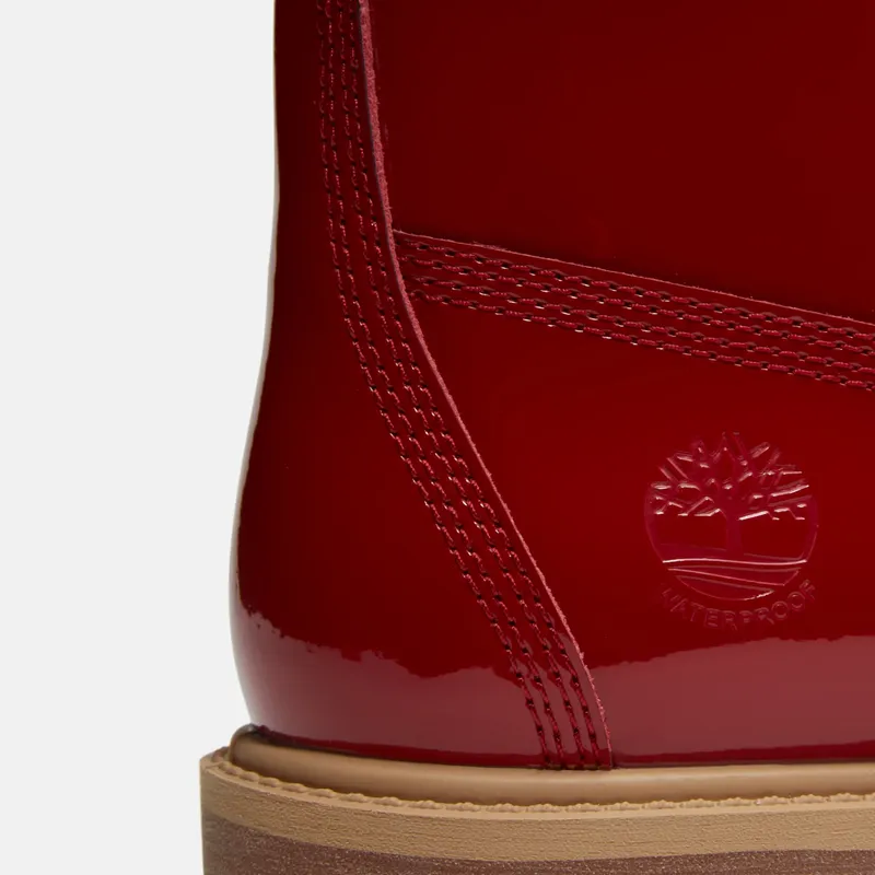 Timberland 6″ Premium Waterproof Boot Patent Medium Red (TB0A43F8-A5G)
