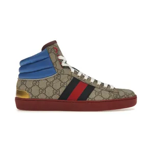 Gucci Ace GG High Top Beige Ebony