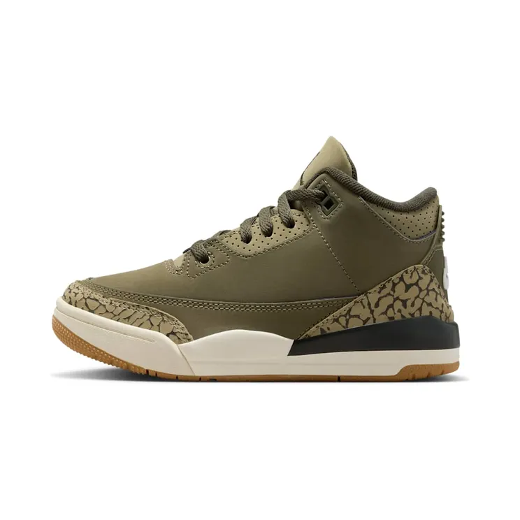 Air Jordan 3 PS Family Affair “Medium Olive / Neutral Olive / Sail / Sequoia” (DM0966-202)
